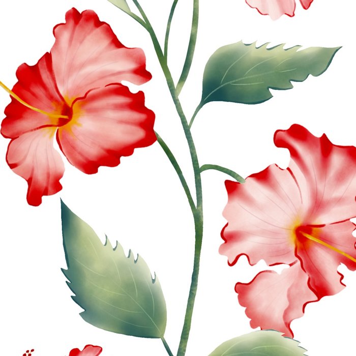 Hibiscus in White Coffee Mug Gallery Image 2