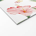 Hibiscus in White Welcome Mat Gallery Image 2