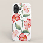 Hibiscus in White iPhone Case Gallery Image 1