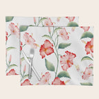 Hibiscus in White Placemat Gallery Image 1
