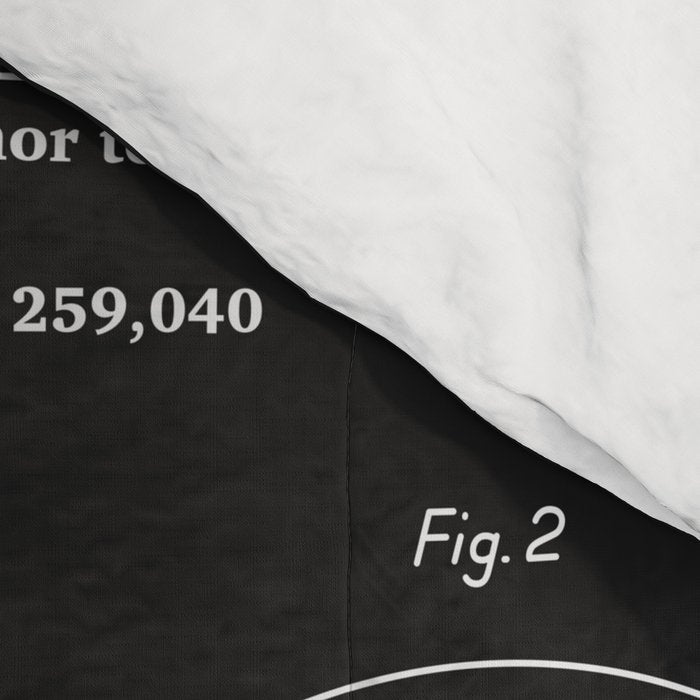 Basketball Patent - Black Comforter Gallery Image 4