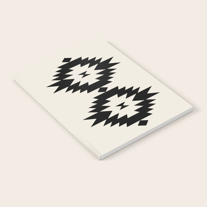 Southwestern Minimalism - Black Neutral Beige Notebook Gallery Image 1