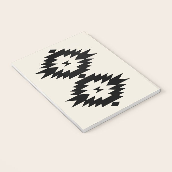 Southwestern Minimalism - Black Neutral Beige Notebook Gallery Image 3