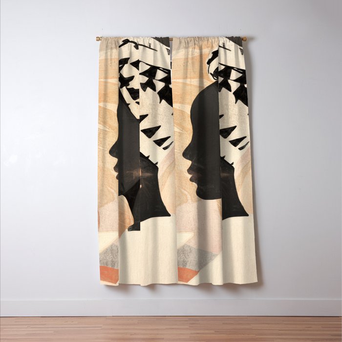 Woman with Turban Window Curtain Gallery Image 3