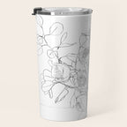 Beautiful Bouquet Line Travel Mug Gallery Image 3