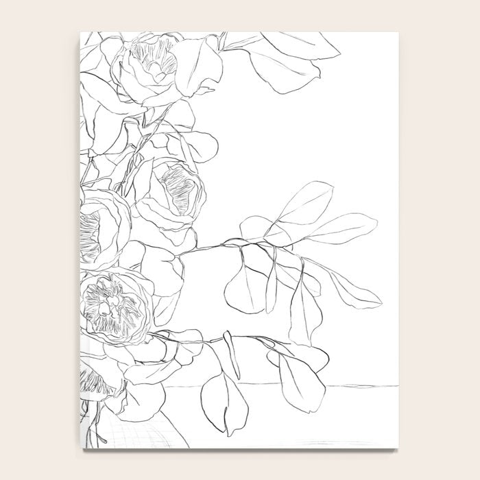 Beautiful Bouquet Line Notebook Gallery Image 4