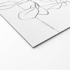 Beautiful Bouquet Line Welcome Mat Gallery Image 2