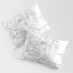 Beautiful Bouquet Line Pillow Sham Gallery Image 3