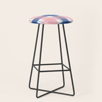 Soft Tones Grid Fusion Stool Gallery Image 1