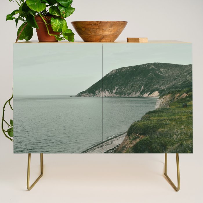 Wilderness - mountains and sea photograph Credenza Gallery Image 1