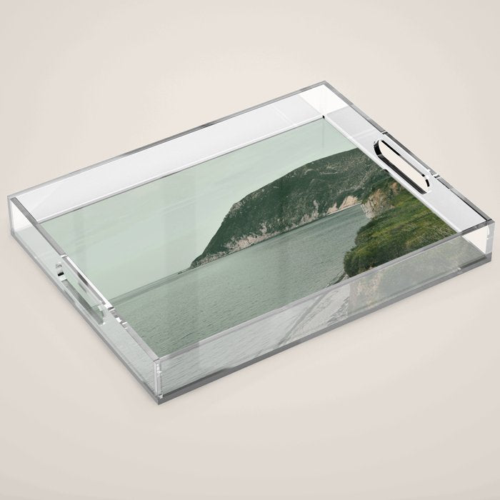 Wilderness - mountains and sea photograph Acrylic Tray Gallery Image 1