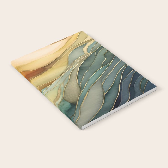 Landscape of Oceanic Rhythm Notebook Gallery Image 1