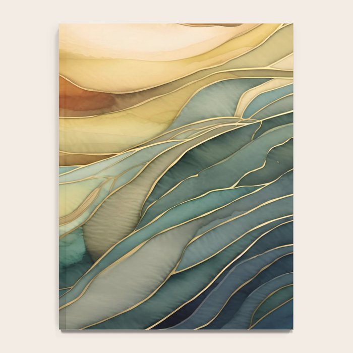 Landscape of Oceanic Rhythm Notebook Gallery Image 4