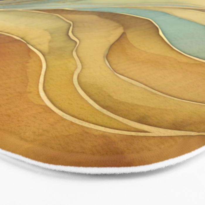 Landscape of Oceanic Rhythm Bath Mat Gallery Image 3