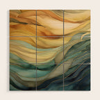 Landscape of Oceanic Rhythm Wood Wall Art Gallery Image 1