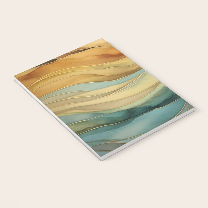 Landscape of Oceanic Rhythm Notebook Gallery Image 3