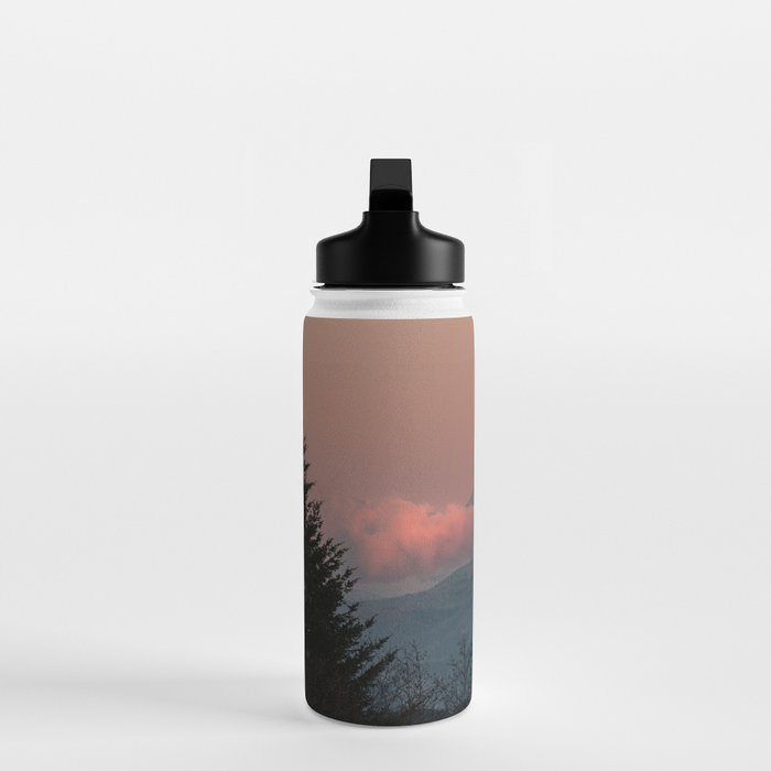Mount Hood Pastel Sunset - Nature Photography Water Bottle Gallery Image 3