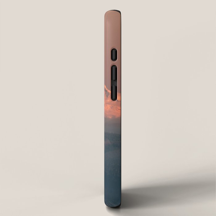 Mount Hood Pastel Sunset - Nature Photography iPhone Case Gallery Image 2