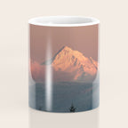 Mount Hood Pastel Sunset - Nature Photography Coffee Mug Gallery Image 4