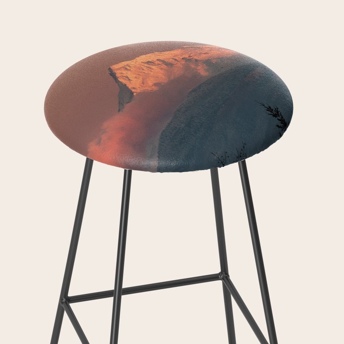 Mount Hood Pastel Sunset - Nature Photography Stool Gallery Image 2