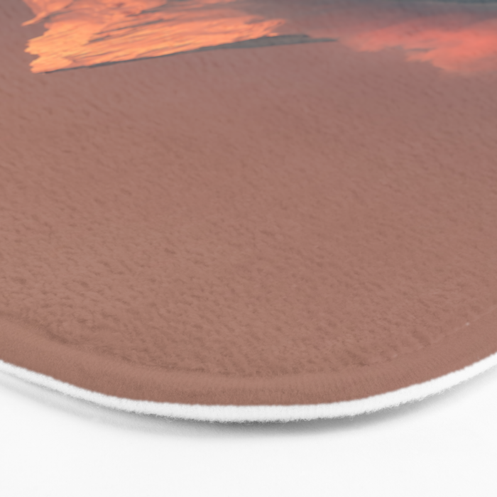 Mount Hood Pastel Sunset - Nature Photography Bath Mat Gallery Image 3