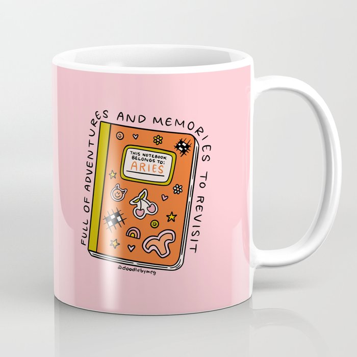 Aries Notebook Coffee Mug Gallery Image 1