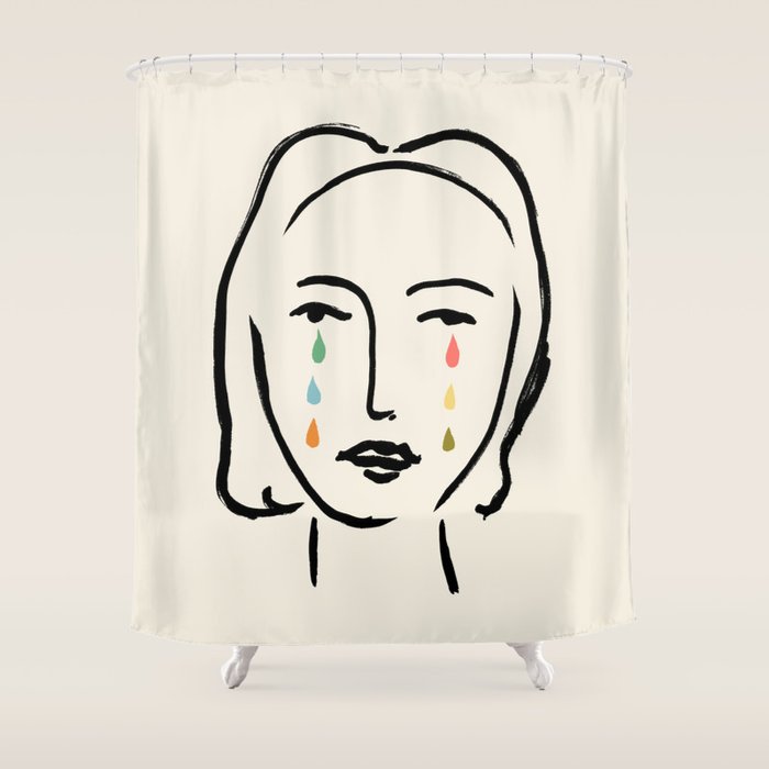 Bright eyes Shower Curtain Gallery Image 1