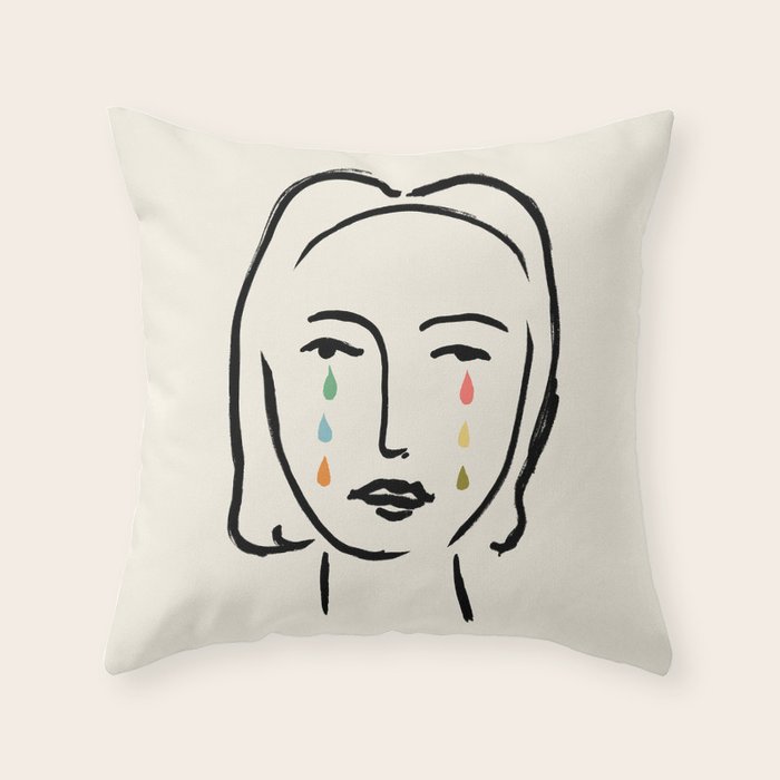 Bright eyes Throw Pillow Gallery Image 6