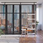 New York City Window Wall Mural Gallery Image 1