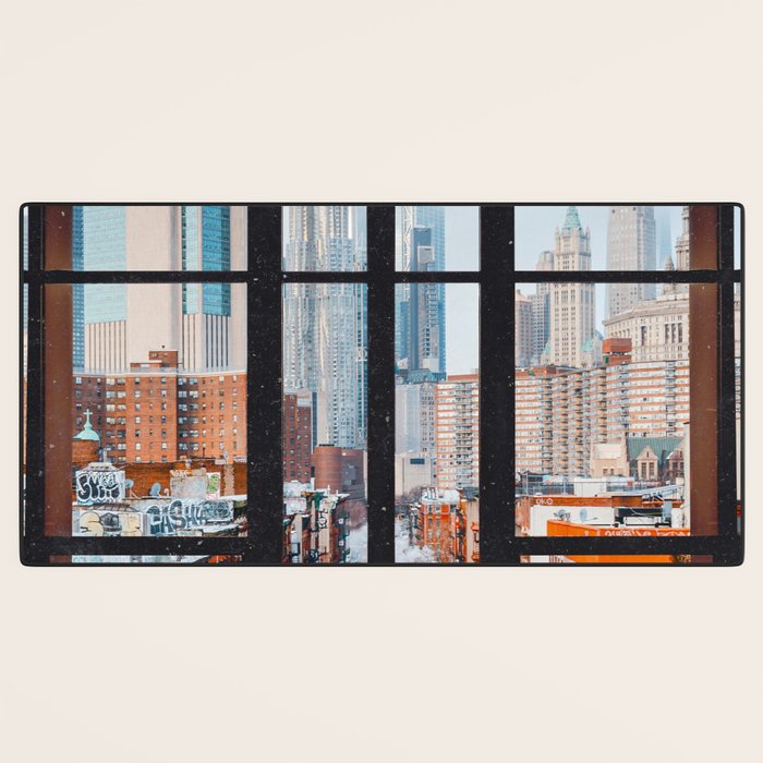 New York City Window Desk Mat Gallery Image 3