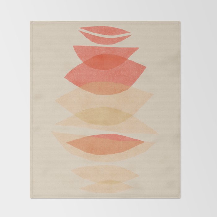 Petals #6 Throw Blanket Gallery Image 2