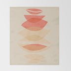Petals #6 Throw Blanket Gallery Image 2