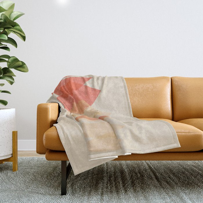 Petals #6 Throw Blanket Gallery Image 1