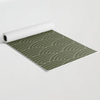 Waves (Olive) Yoga Mat Gallery Image 2