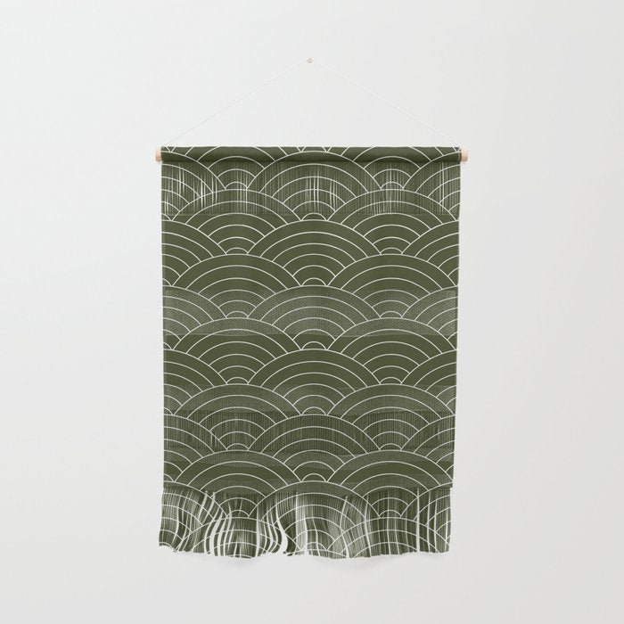 Waves (Olive) Wall Hanging Gallery Image 1