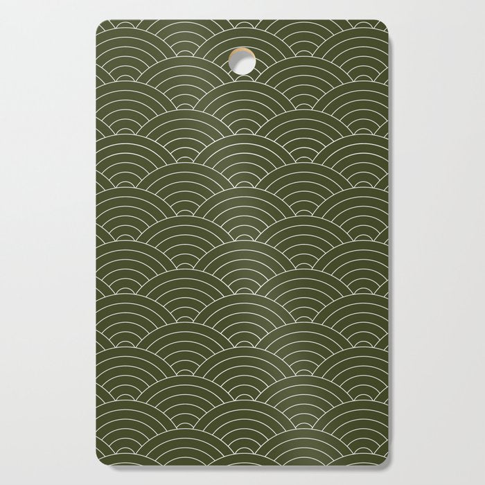 Waves (Olive) Cutting Board Gallery Image 1