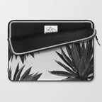 Agave Cactus Black & White Laptop Sleeve Gallery Image 2