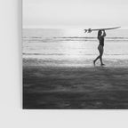 Surfer couple | Wanderlust photography of surfer couple | Coastal wall art. Poster Gallery Image 3