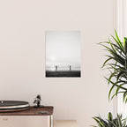 Surfer couple | Wanderlust photography of surfer couple | Coastal wall art. Poster Gallery Image 2