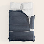 Minimalist Painting Blue I, Navy Decor Comforter Gallery Image 6