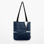 Minimalist Painting Blue I, Navy Decor Tote Bag Gallery Image 2