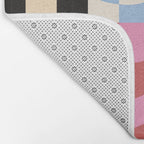 Colorful Checker Patchwork Bath Mat Gallery Image 2