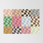 Colorful Checker Patchwork Rug Gallery Image 2