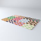 Colorful Checker Patchwork Rug Gallery Image 3