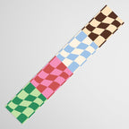 Colorful Checker Patchwork Table Runner Gallery Image 3