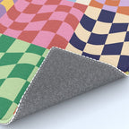 Colorful Checker Patchwork Rug Gallery Image 4
