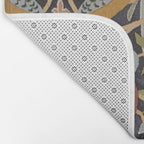 William Morris Vintage Bullerswood Birds Bath Mat Gallery Image 2