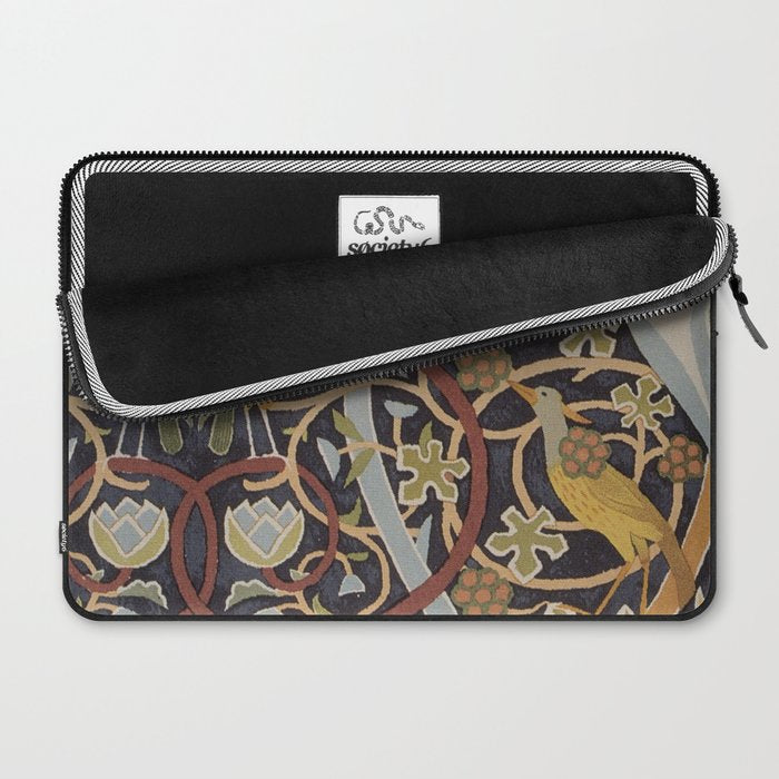 William Morris Vintage Bullerswood Birds Laptop Sleeve Gallery Image 2