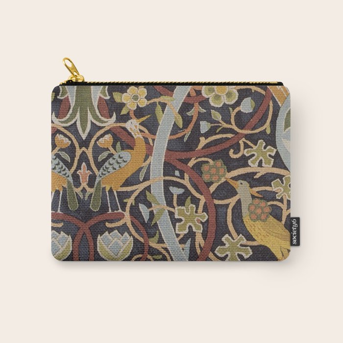 William Morris Vintage Bullerswood Birds Carry All Pouch Gallery Image 1