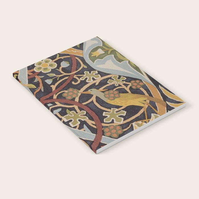 William Morris Vintage Bullerswood Birds Notebook Gallery Image 2